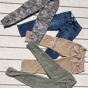 4 pairs of boys pants! Size 8